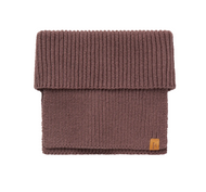 STICKAT TUBHALSDUK -  NMFNALU KNIT TUBE LIL - Peppercorn