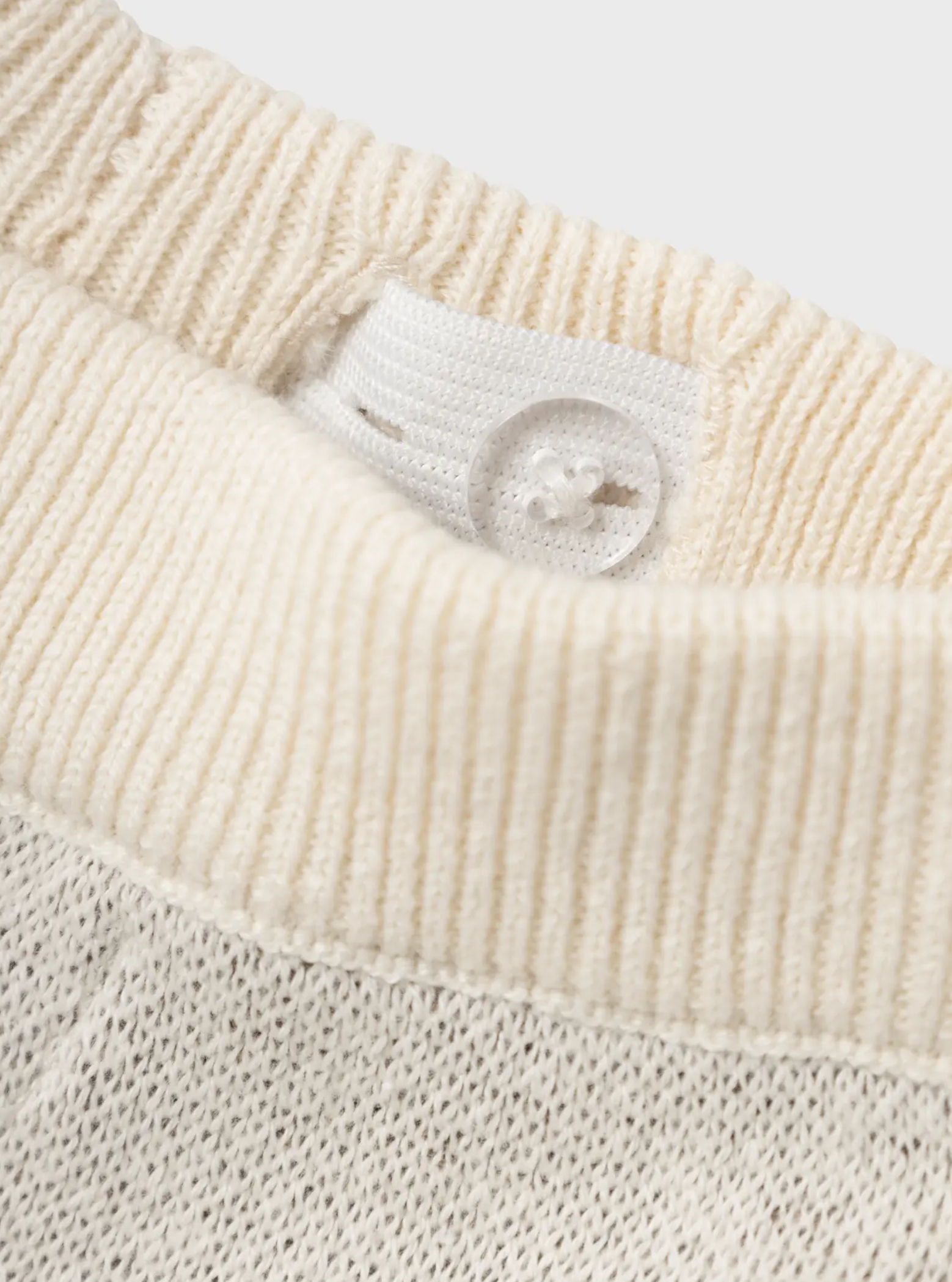 NORMAL PASSFORM BYXOR - NBMLAMOE KNIT PANT LIL - BIRCH