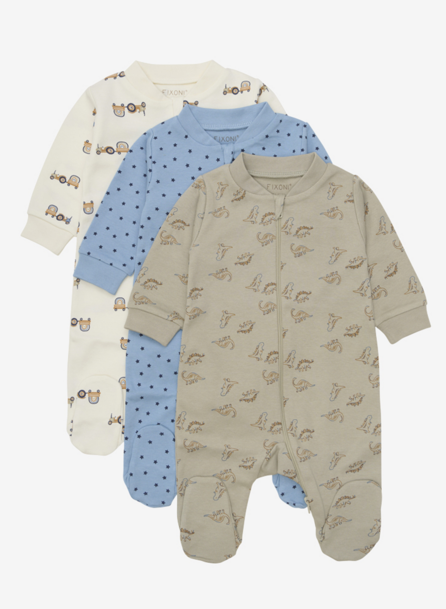 Fixoni - Nightsuit w. feet AOP