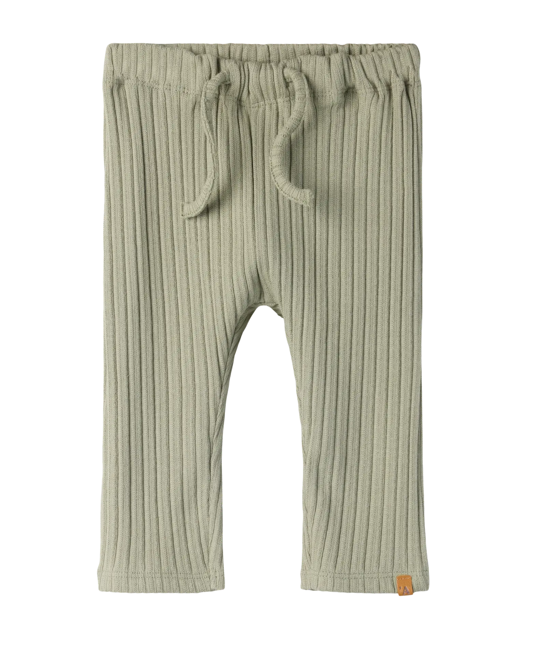 EKOLOGISK BOMULL BYXOR -  NBMTAO LOOSE PANT LIL - Seagrass