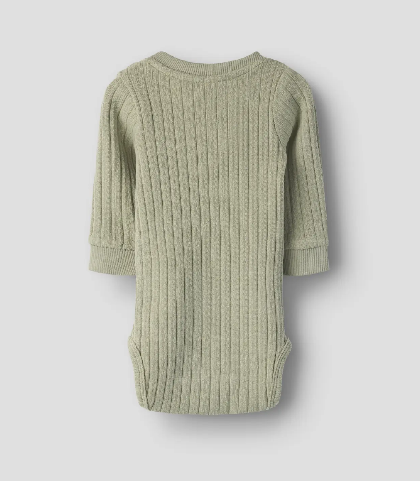 EKO BOMULL BODY - NBMTAO LS SLIM BODY LIL - Seagrass