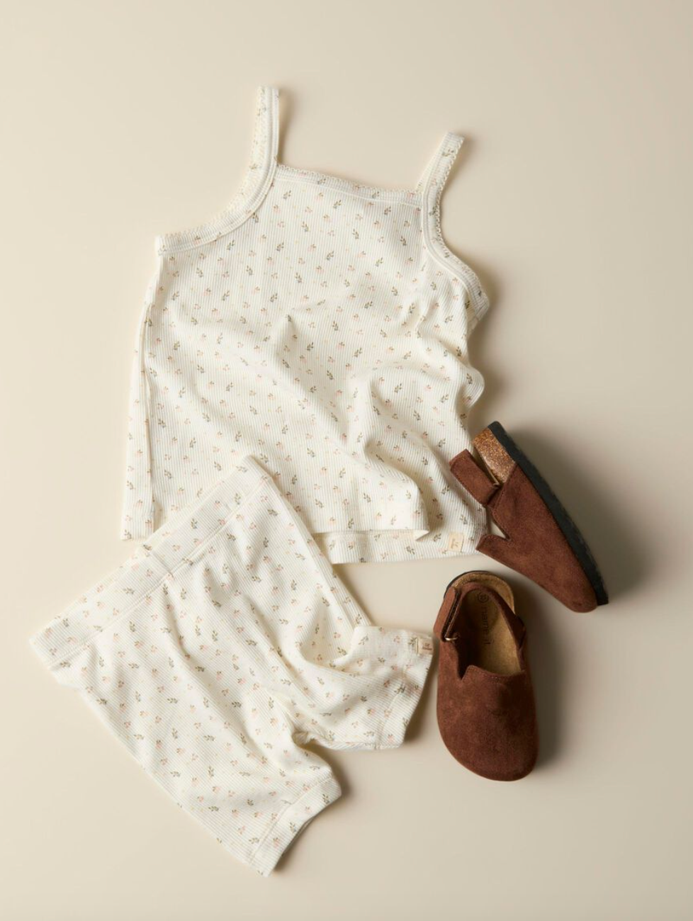 Lil' Atelier MINI  - SLIM FIT - CYKELSHORTS - Coconut Milk