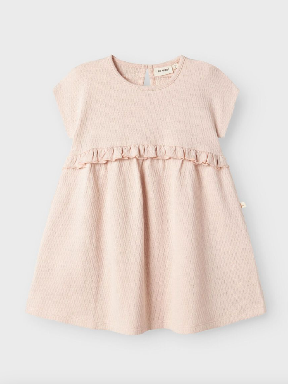 Lil' Atelier MINI  KLÄNNING I EKOLOGISK BOMULL - Peach Whip