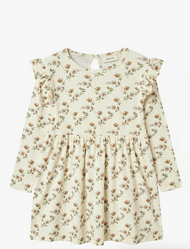 Lil'Atelier - NMFGAVO ENO LS DRESS LIL - Turtledove/Flower
