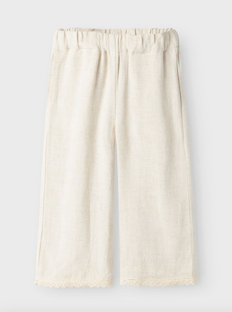 Lil' Atelier MINI  Cropped Pant - Pumice Stone
