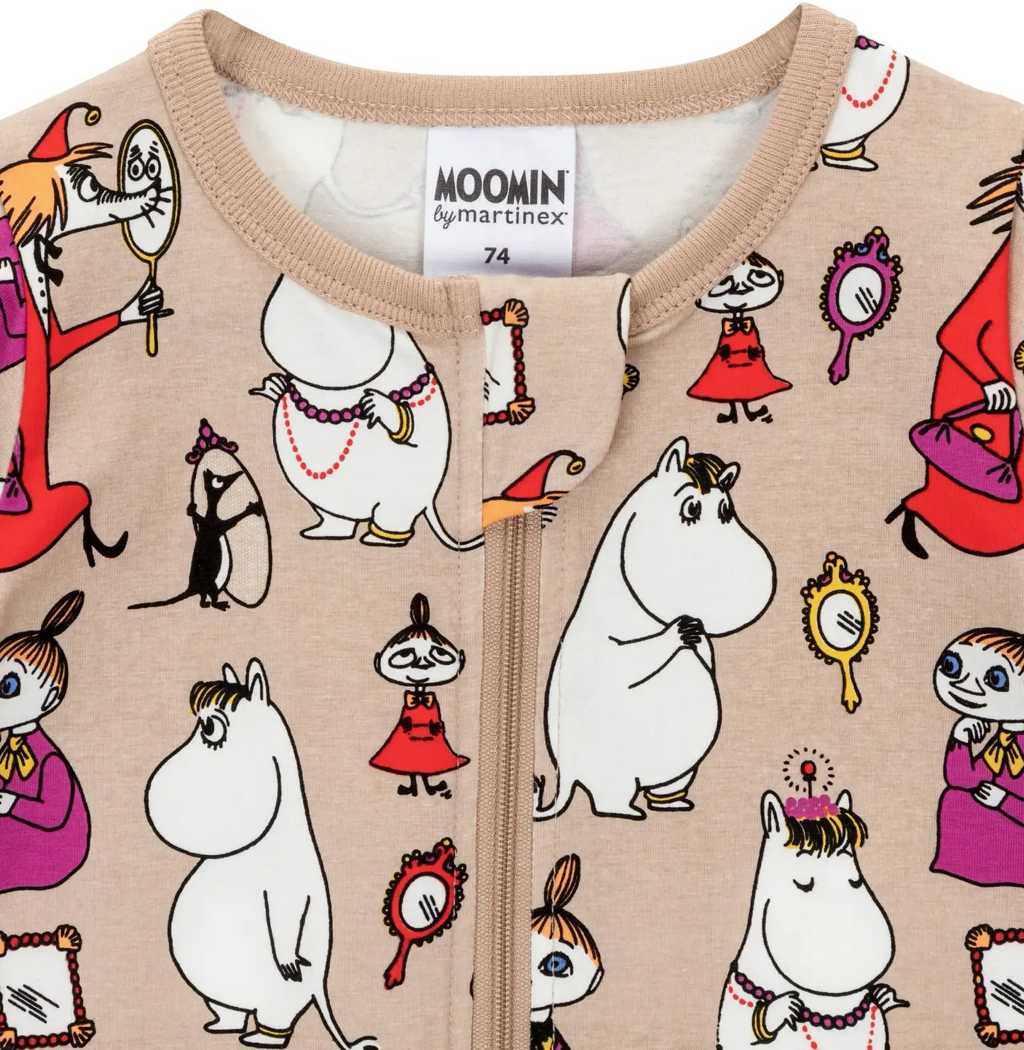 Moomin - SPEGLAR PYJAMAS BEIGE