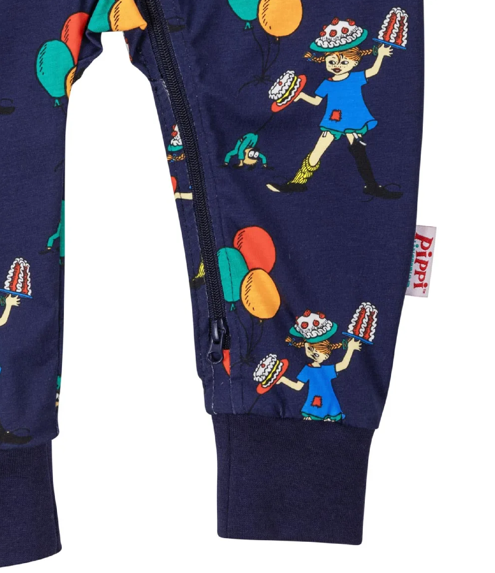 Pippi - BALLONGER PYJAMAS MBLÅ