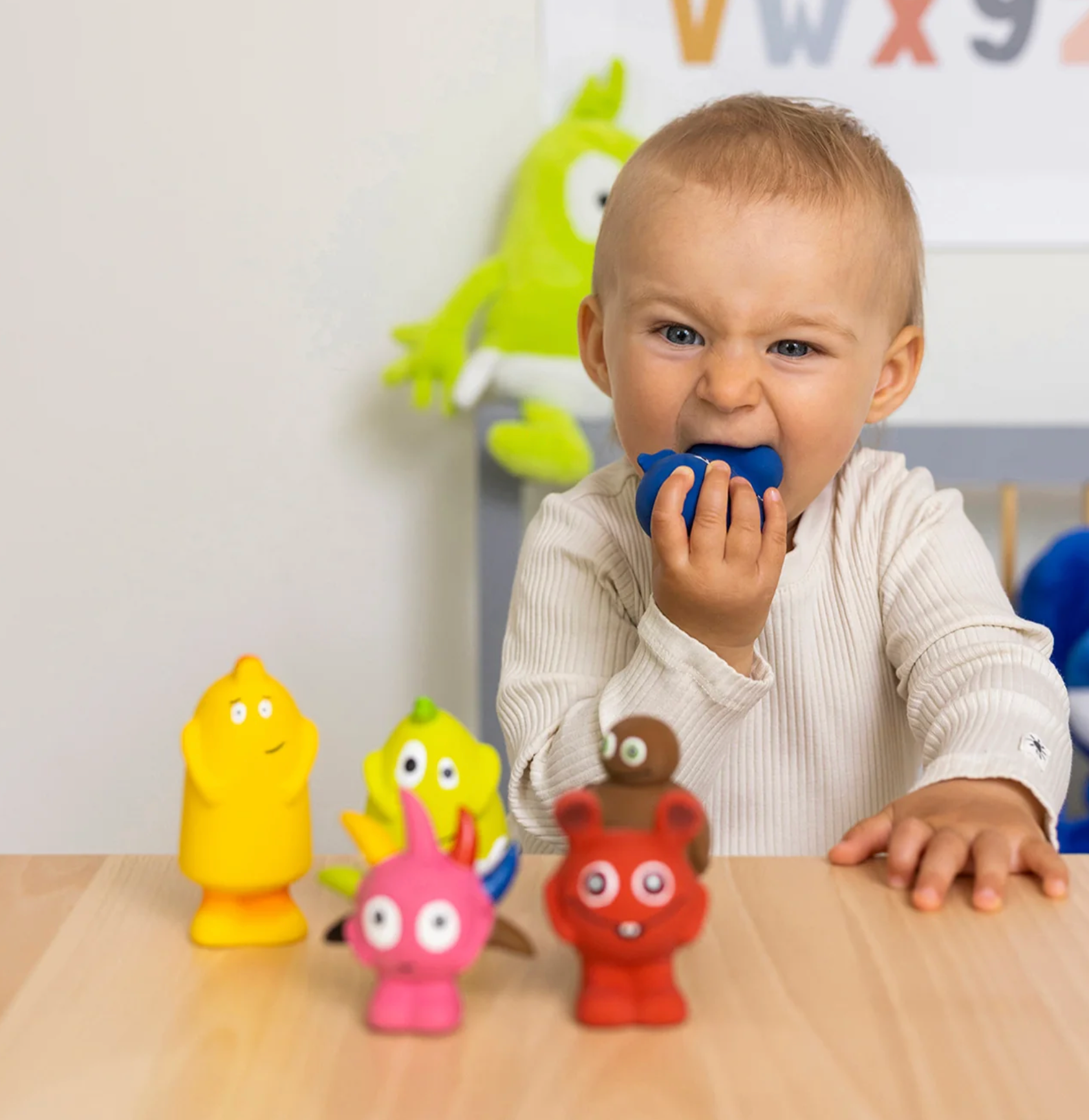 Babblarna, Figurer i naturgummi, Bobbo/Doddo