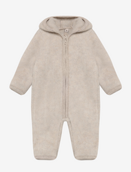 HUTTEliHUT - Pram Suit Wool Fleece - Camel Melange