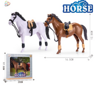 HORSE WITH SADDLE (styckvis) 2 olika färger