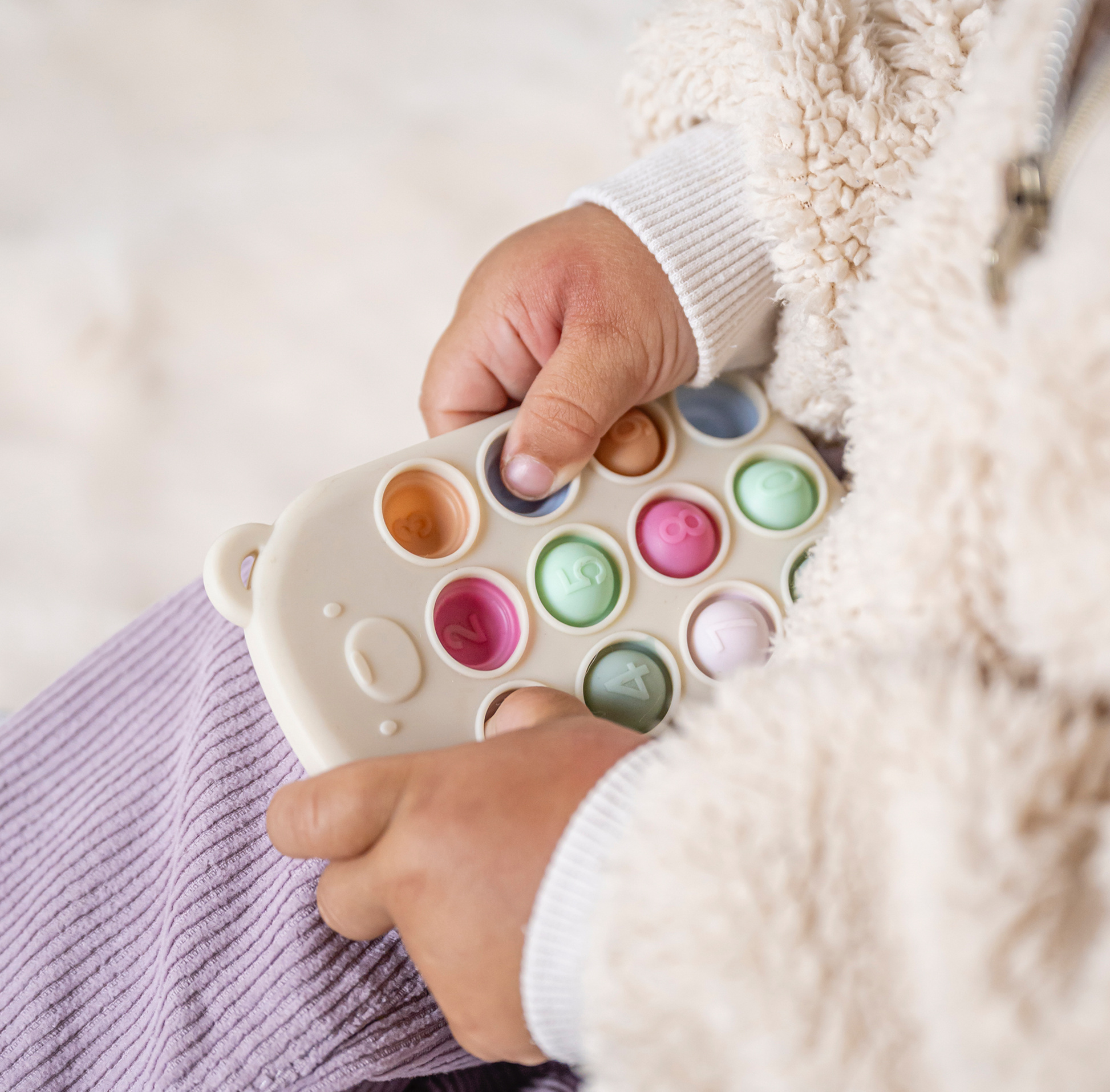 Soft Silicone Bitleksak "Pop-it Remote"