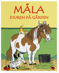 Måla djuren på gården Målarbok
