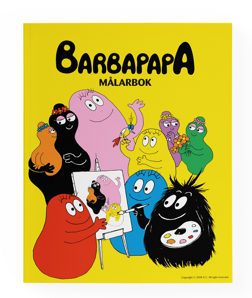 Barbapapa målarbok