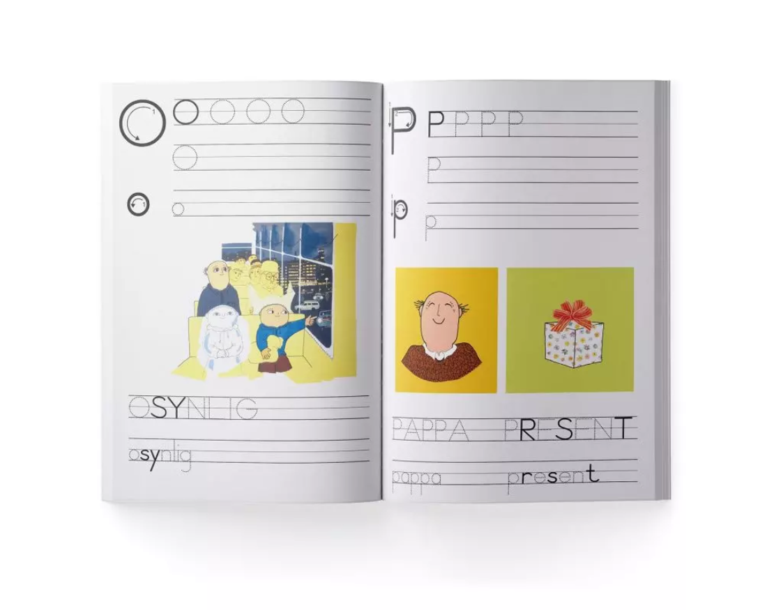 Alfons Åberg Lär dig skriva