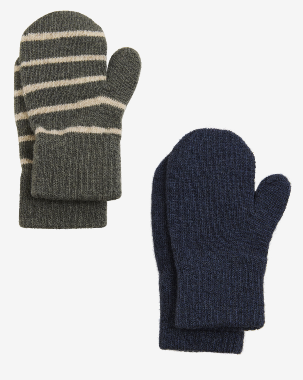 Wool magic mittens 2-PACK (Mulled Basil) Storlek 1-2år