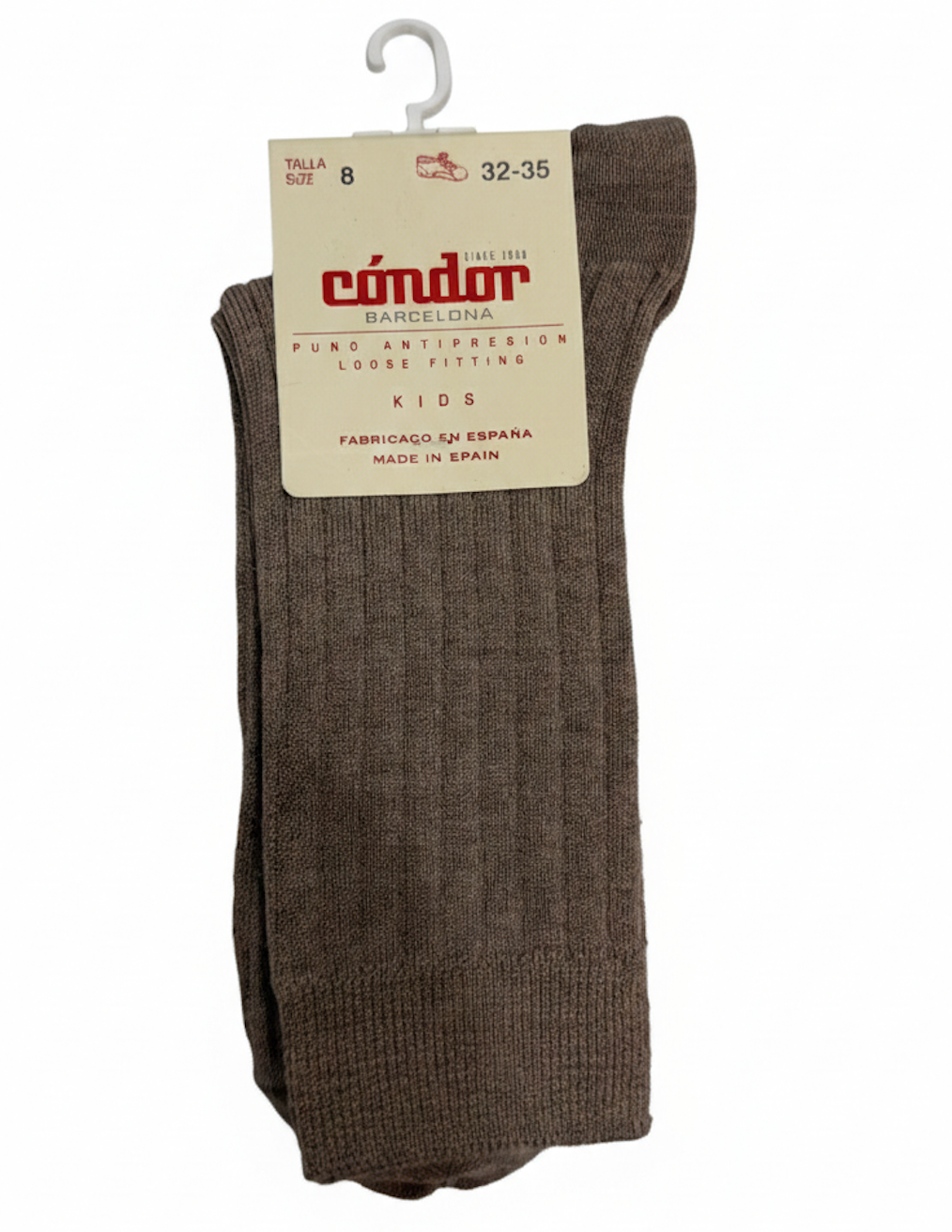 CONDOR - ULL RIB SHORT SOCK: STL 32-35 (8år) COLOUR #910