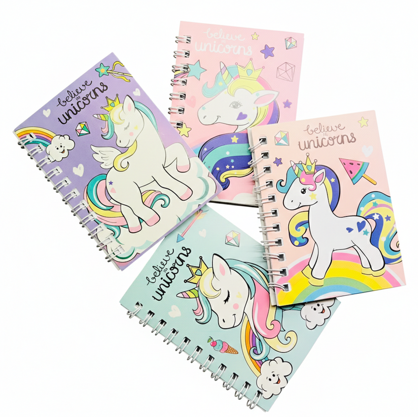 Blandade anteckningsblock Unicorn