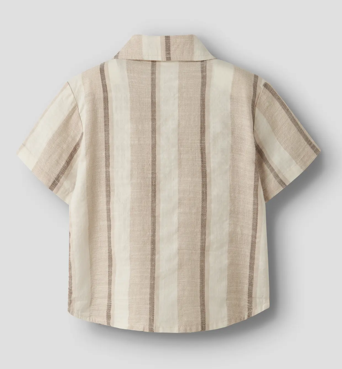 Skjorta 92-128 - NMMFIBERT SS LOOSE SHIRT LIL