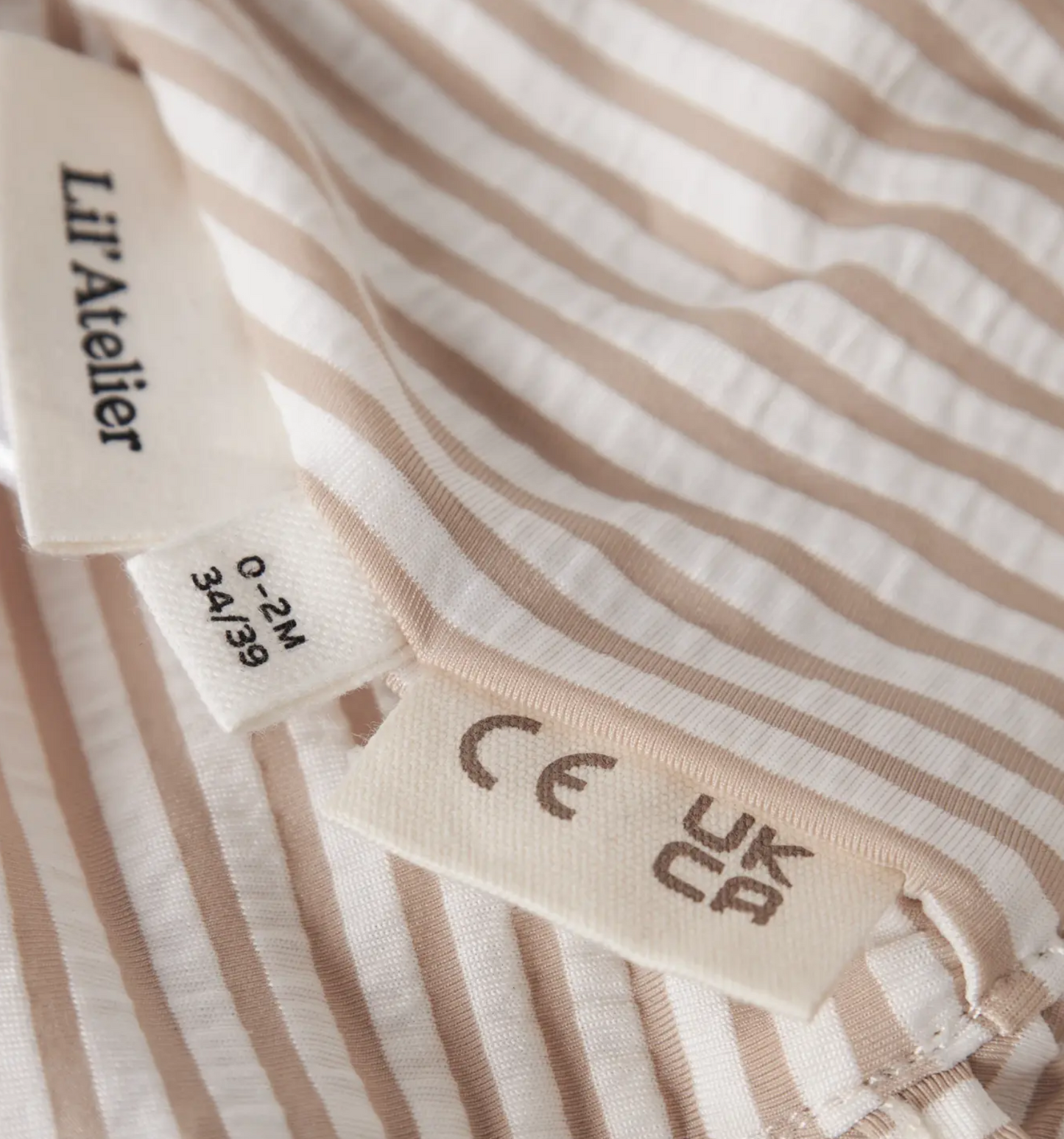 Solhatt med uv-skydd Baby - NBNFONDO UV HAT LIL - Oxford Tan
