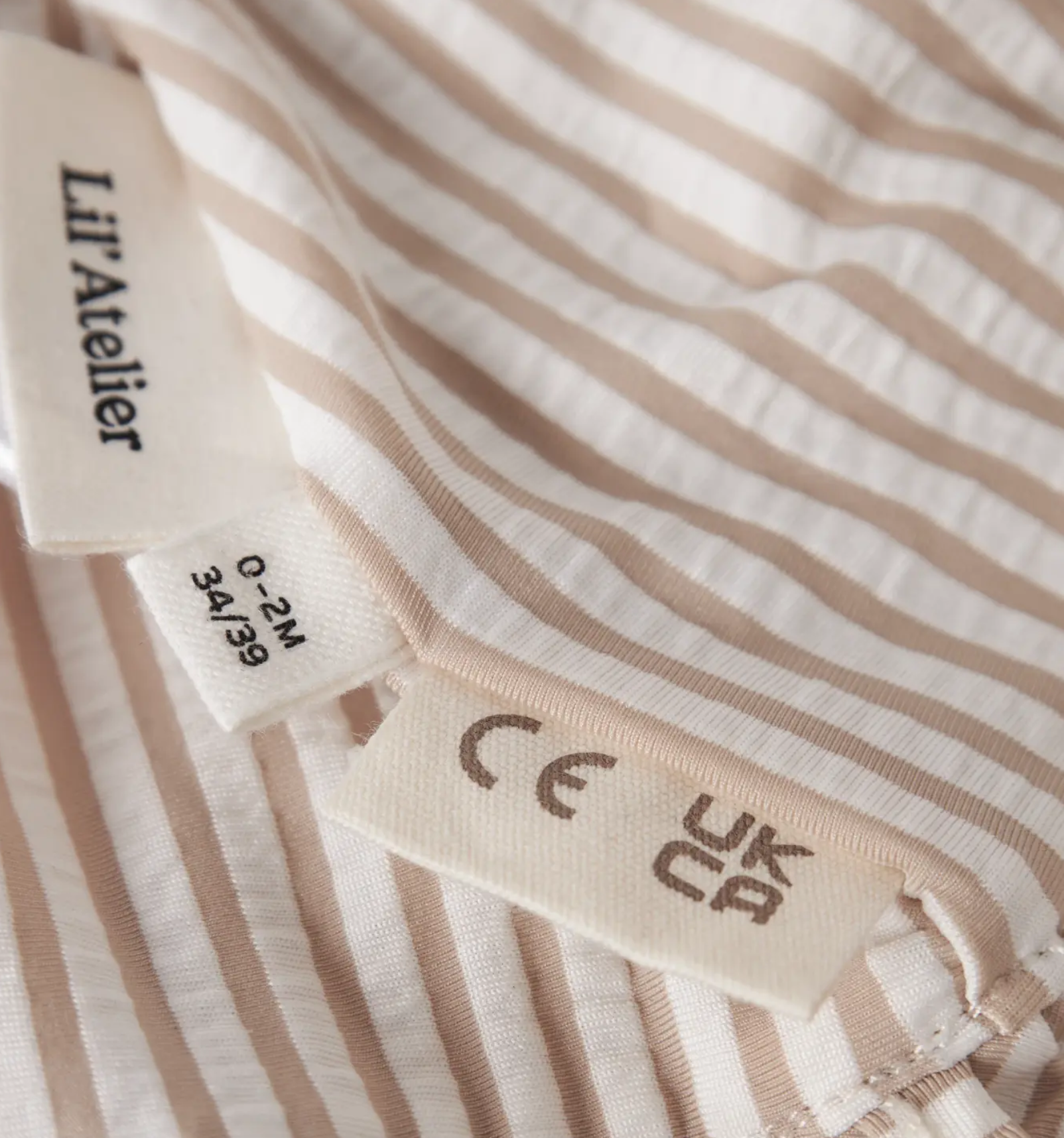 Solhatt med uv-skydd Baby - NBNFONDO UV HAT LIL - Oxford Tan