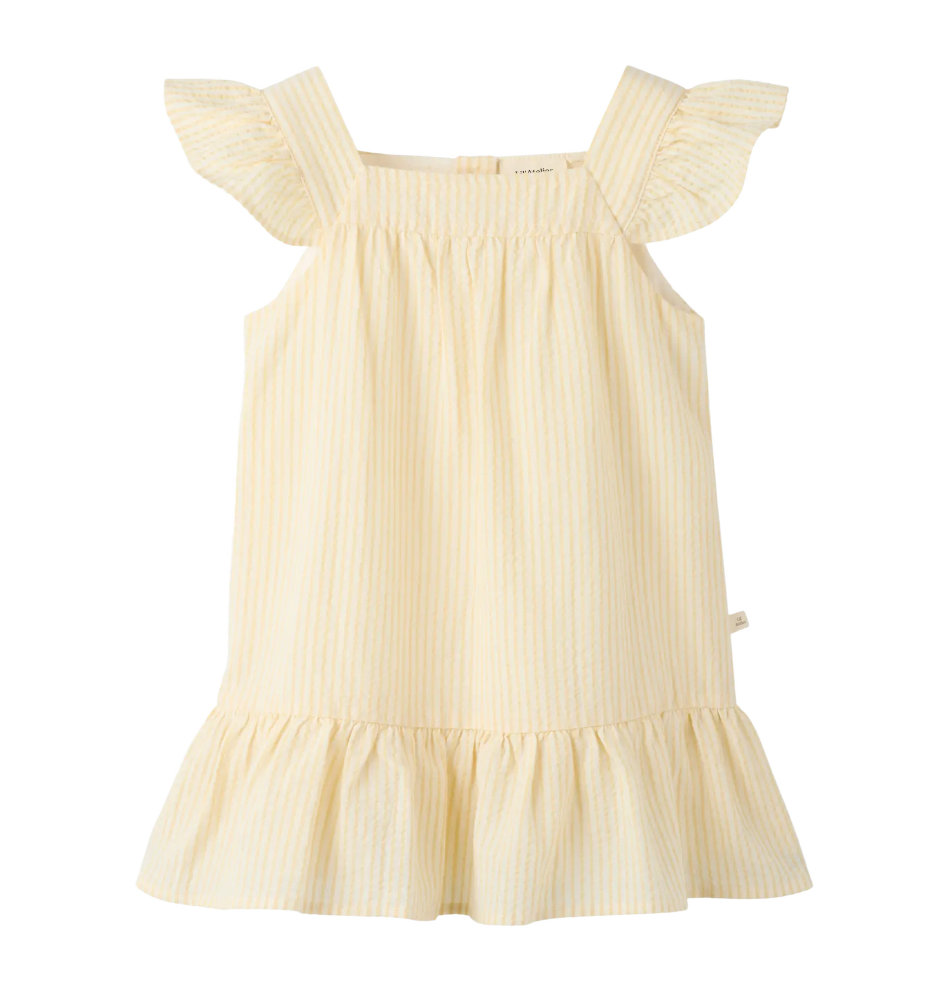 KLÄNNING 92-122 - NMFFOLLY STRAP LOOSE DRESS LIL - SAHARA SUN