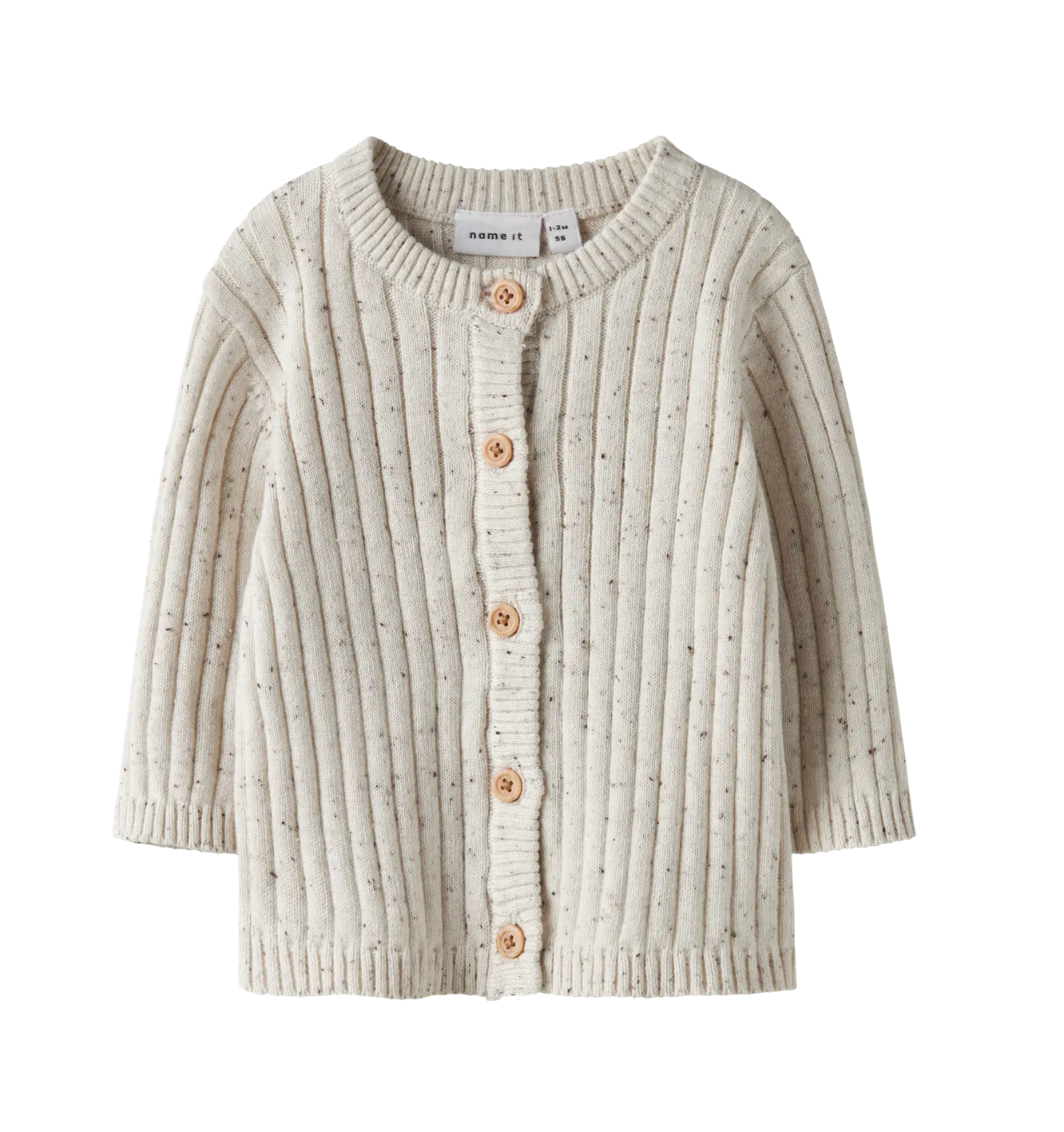 ORGANIC COTTON KNITTED CARDIGAN - NBNTILLA LS KNIT CARD