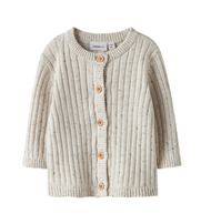 ORGANIC COTTON KNITTED CARDIGAN - NBNTILLA LS KNIT CARD