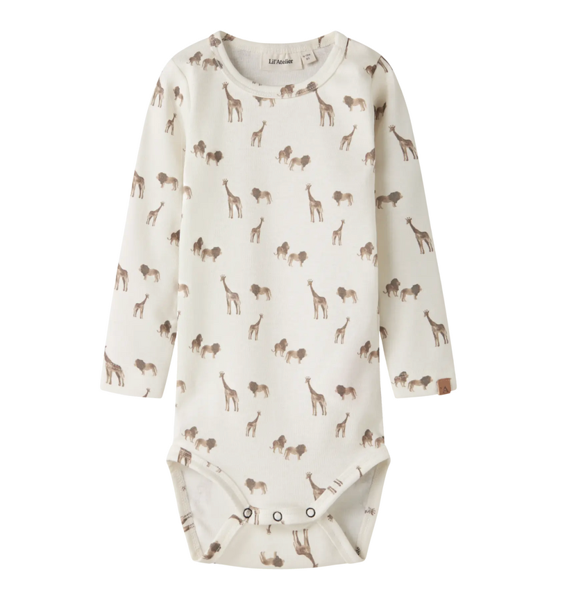 LÅNGÄRMAD BODY - NBMLAYO GEU LS SLIM BODY LIL - Lion