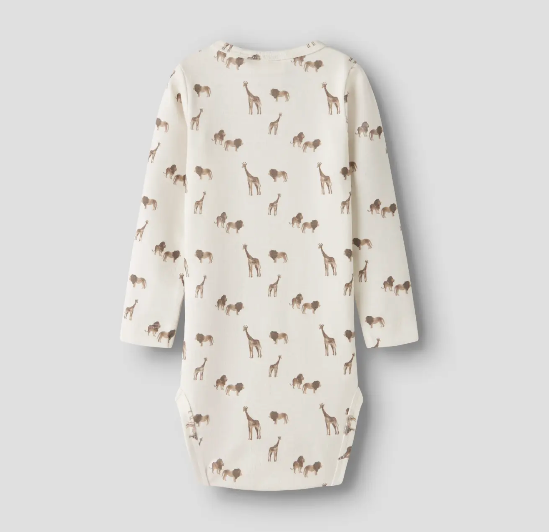 LÅNGÄRMAD BODY - NBMLAYO GEU LS SLIM BODY LIL - Lion