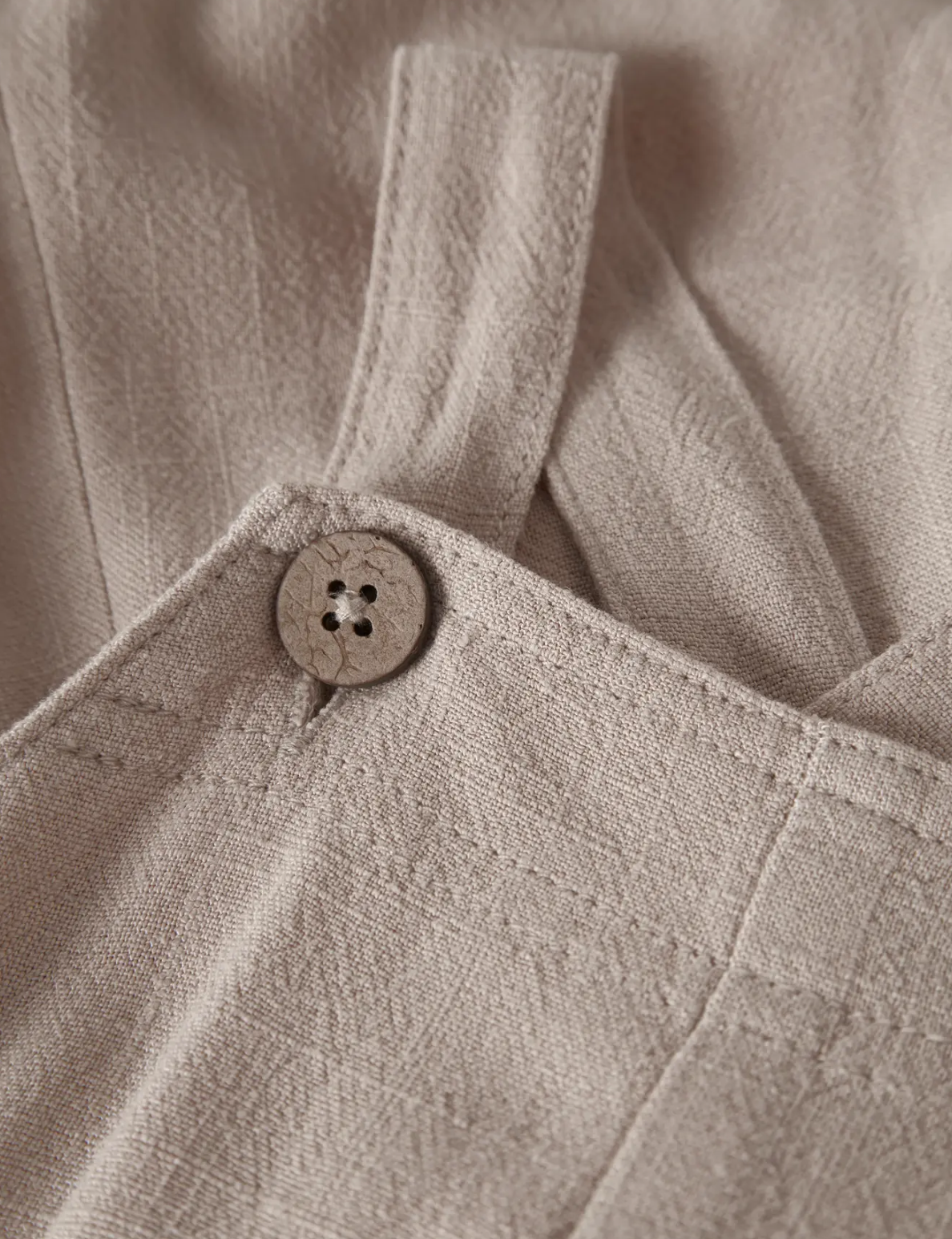 Hängselbyxa baby - NBMFREDDIE LOOSE OVERALL LIL - Feather Gray