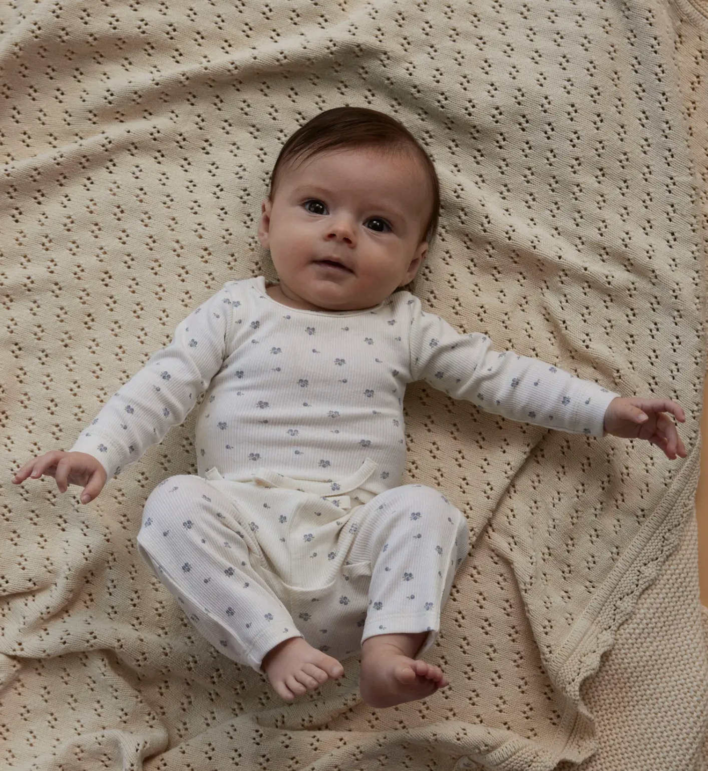 Baby body - NBNLAGO MIO LS SLIM BODY LIL - BLUEBERRY