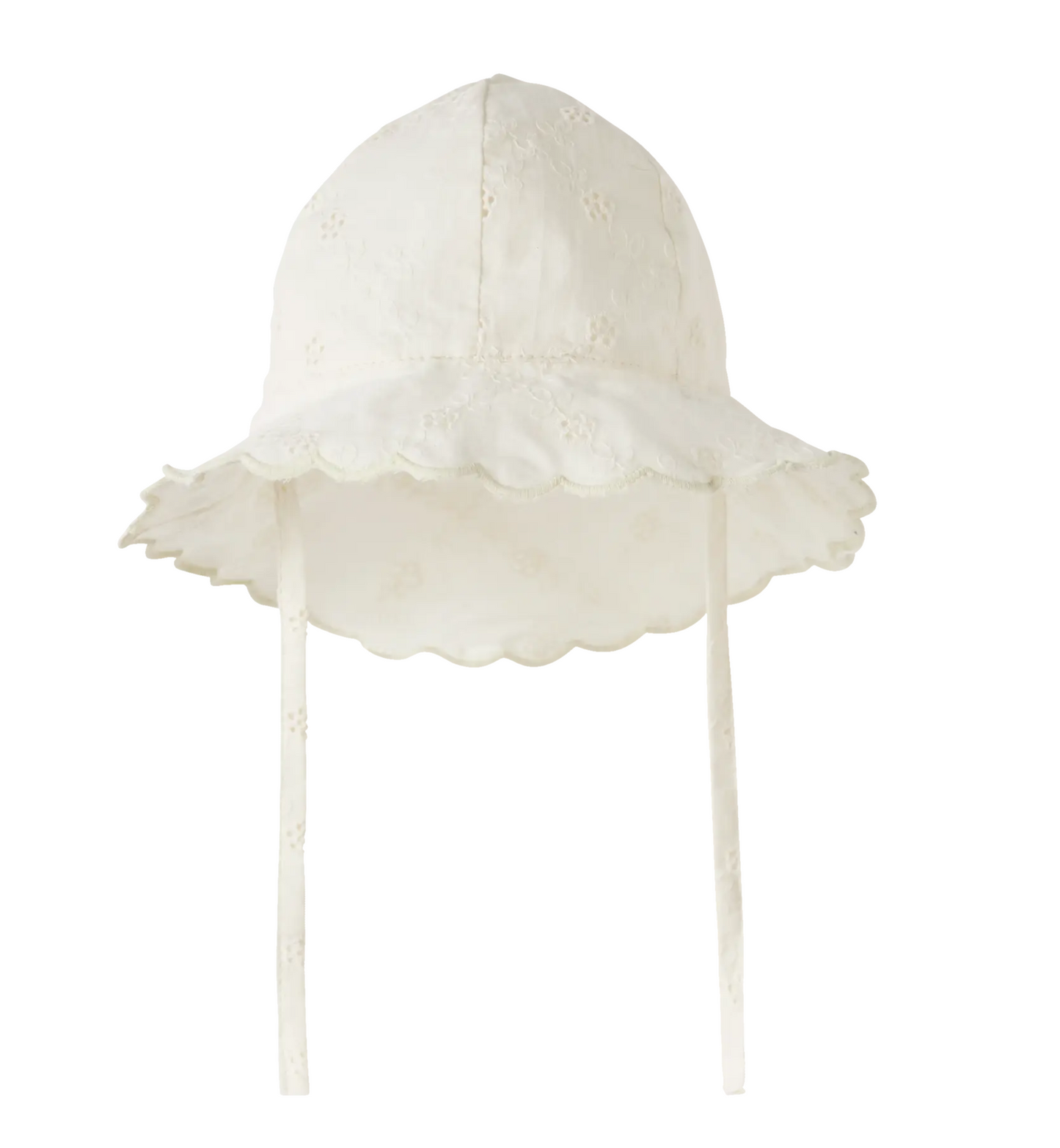 Solhatt med brodyr - NBFHOSA SUN HAT LIL - Coconut Milk
