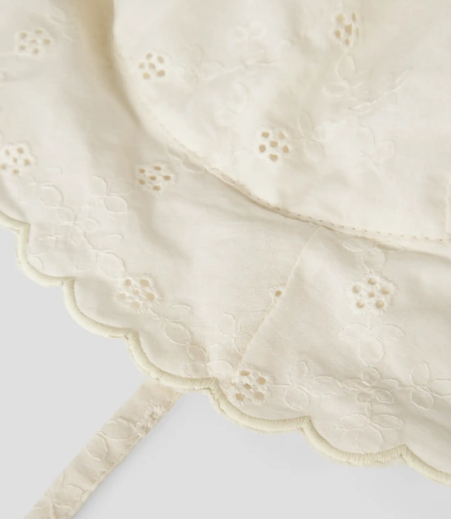 Solhatt med brodyr - NBFHOSA SUN HAT LIL - Coconut Milk