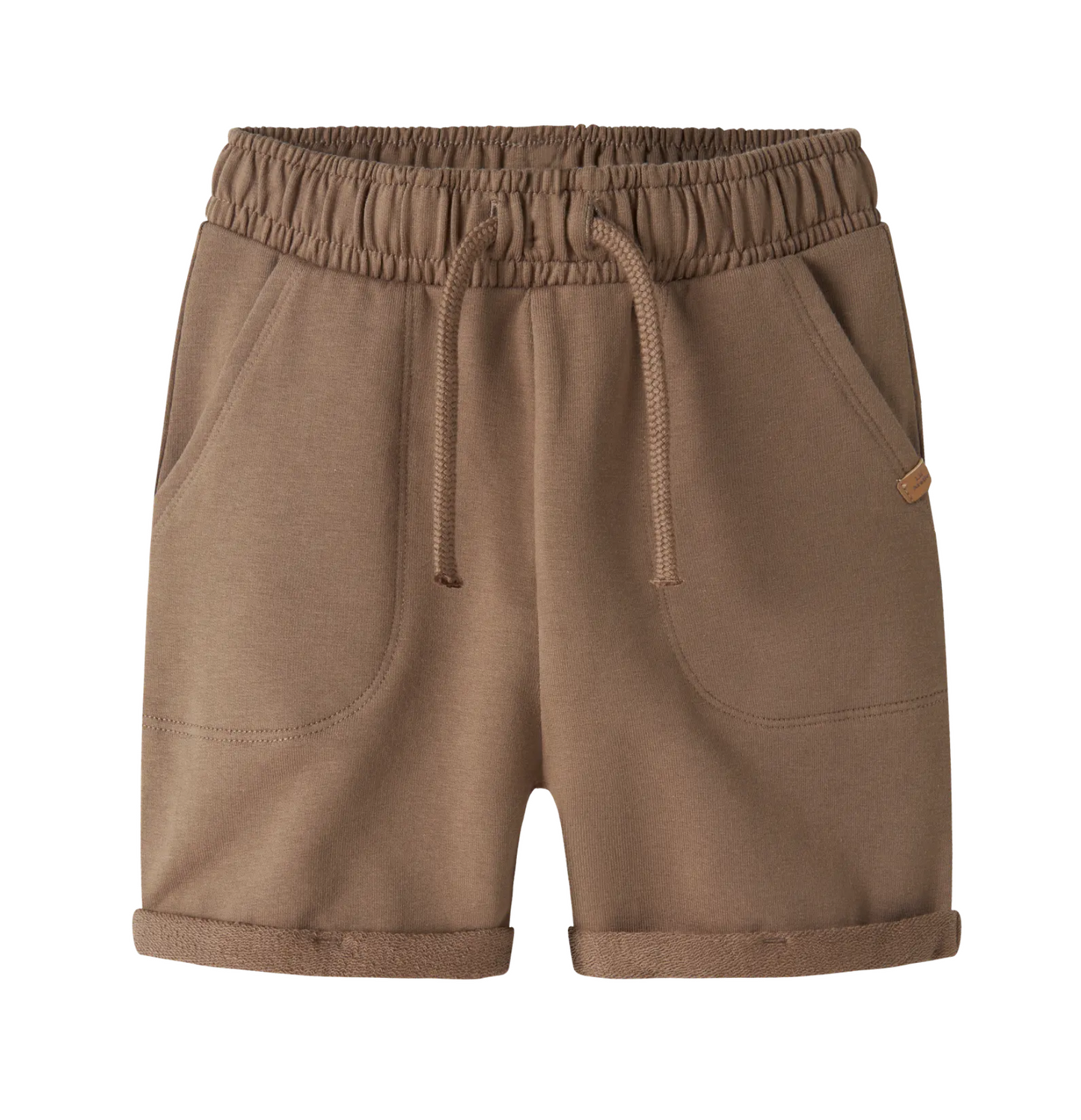 Mjukisbyx shorts - NMNOMAS SWEAT SHORTS LIL - Coca Mocha