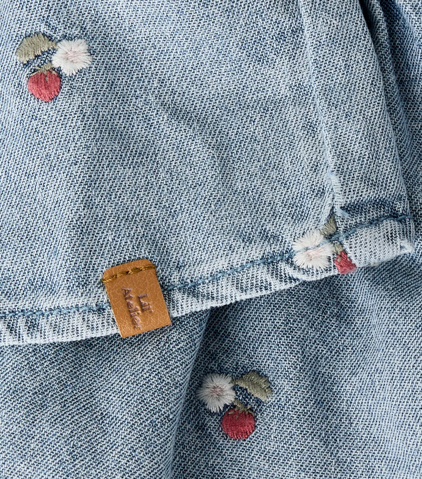Jeansklänning Baby - NBFFUNDA DNM EMB SKIRTALL 2106-FD LIL