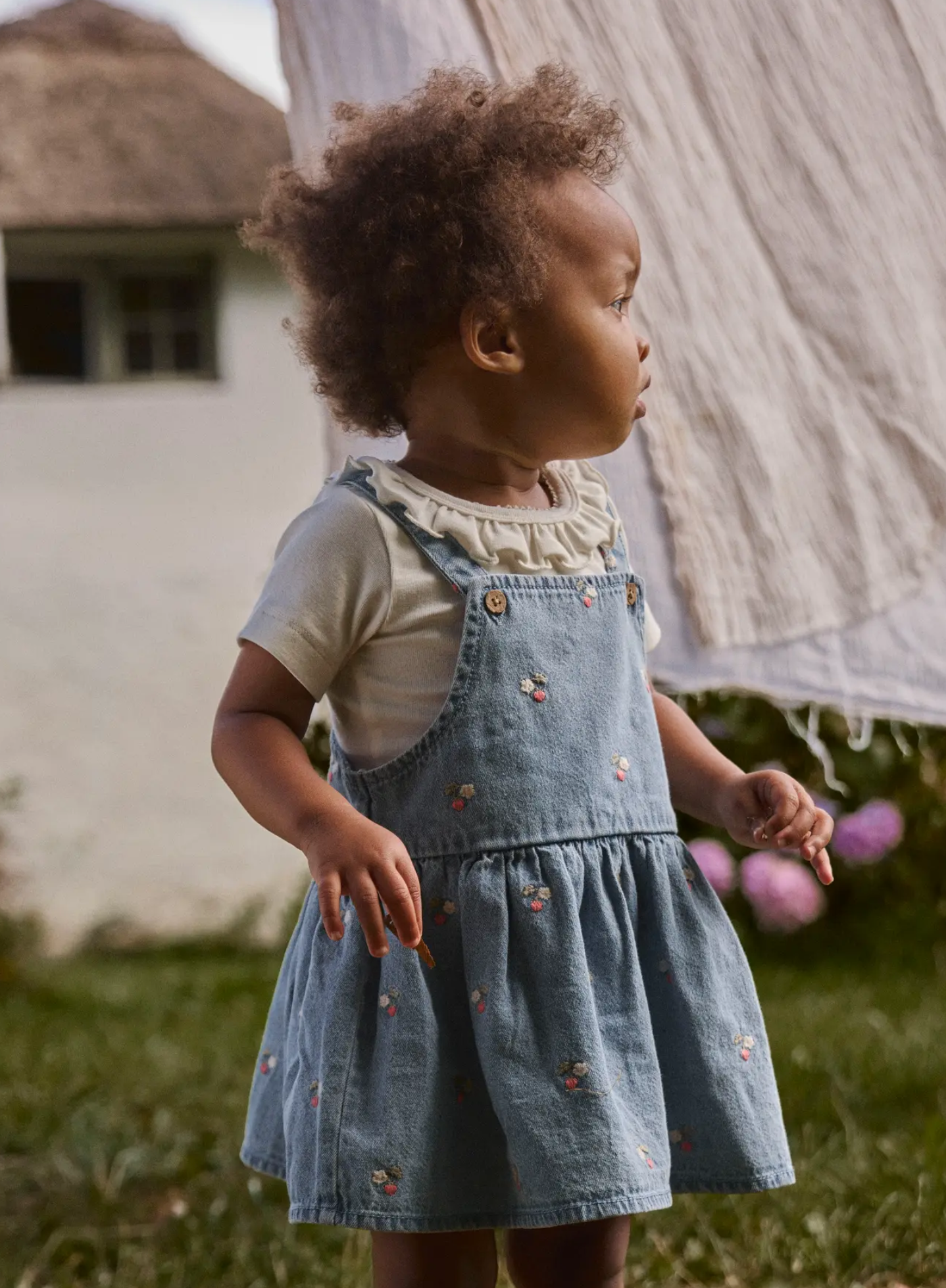 Jeansklänning Baby - NBFFUNDA DNM EMB SKIRTALL 2106-FD LIL
