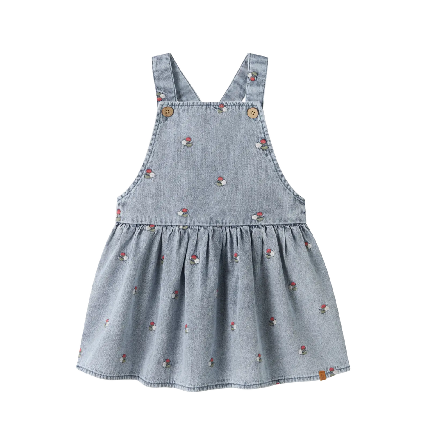 Jeansklänning 2-6 - NMFFUNDA DNM EMB SKIRTALL 2106-FD LIL