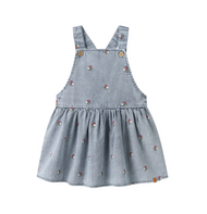 Jeansklänning 2-6 - NMFFUNDA DNM EMB SKIRTALL 2106-FD LIL