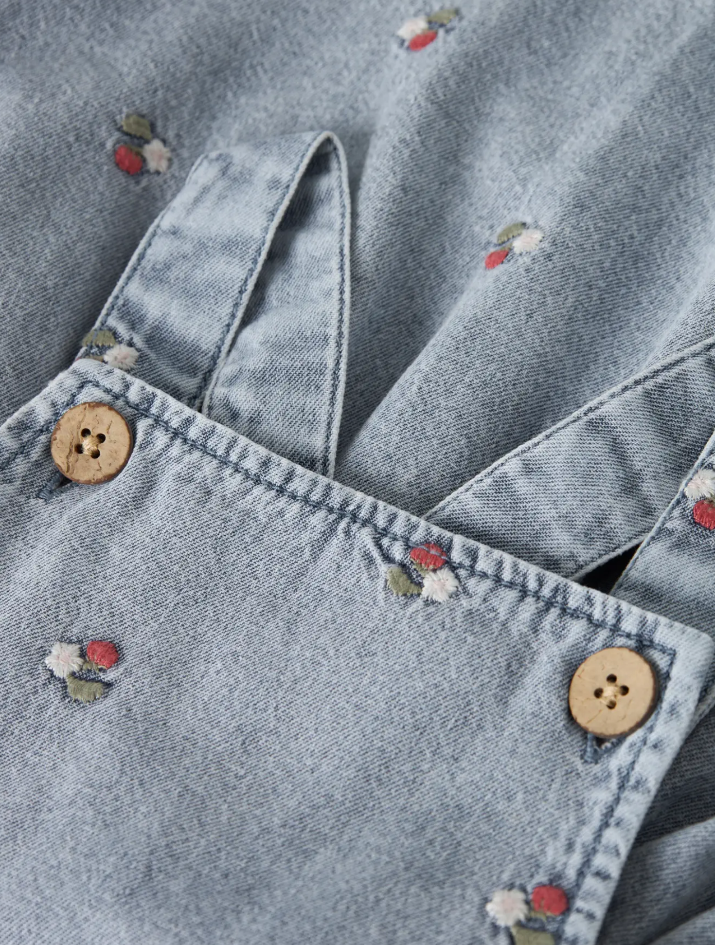 Jeansklänning 2-6 - NMFFUNDA DNM EMB SKIRTALL 2106-FD LIL