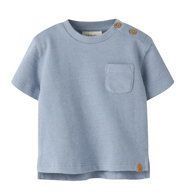 Tröja Baby - NBMDIAS LOP SS LOOSE SWEAT LIL - Dusty Blue