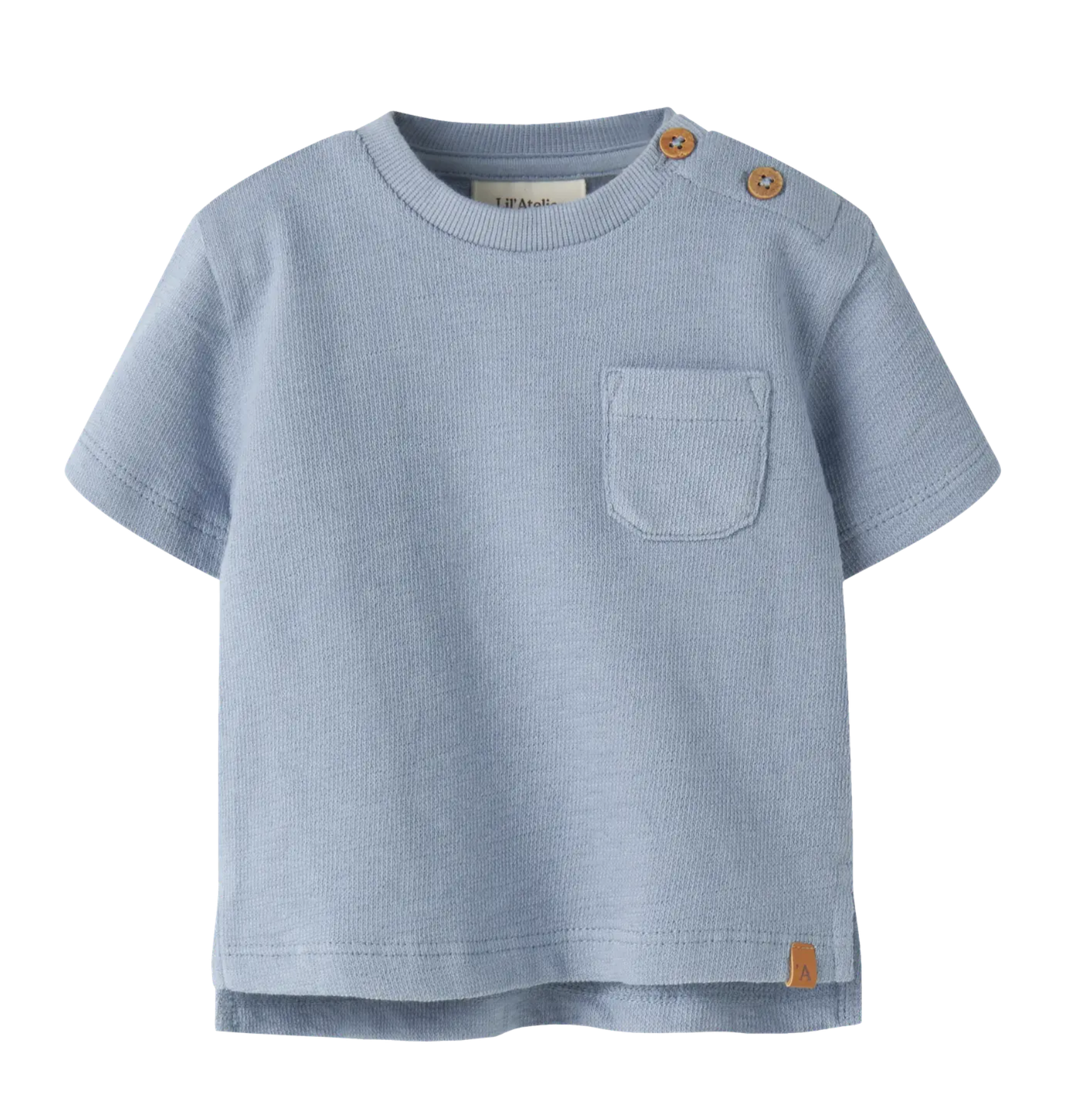 Tröja Baby - NBMDIAS LOP SS LOOSE SWEAT LIL - Dusty Blue