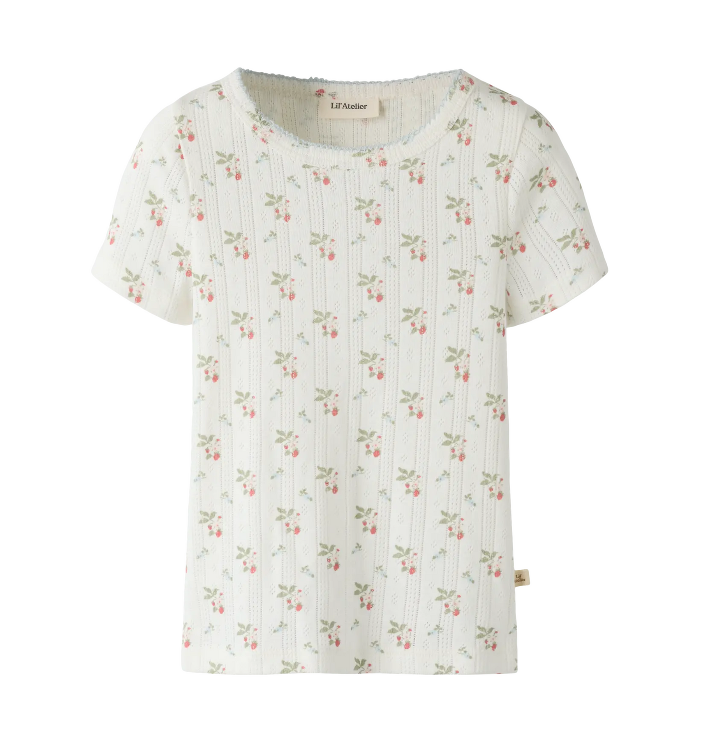 T-Shirt STRAWBERRY - NMFRACHELLO DAP SS SLIM TOP LIL