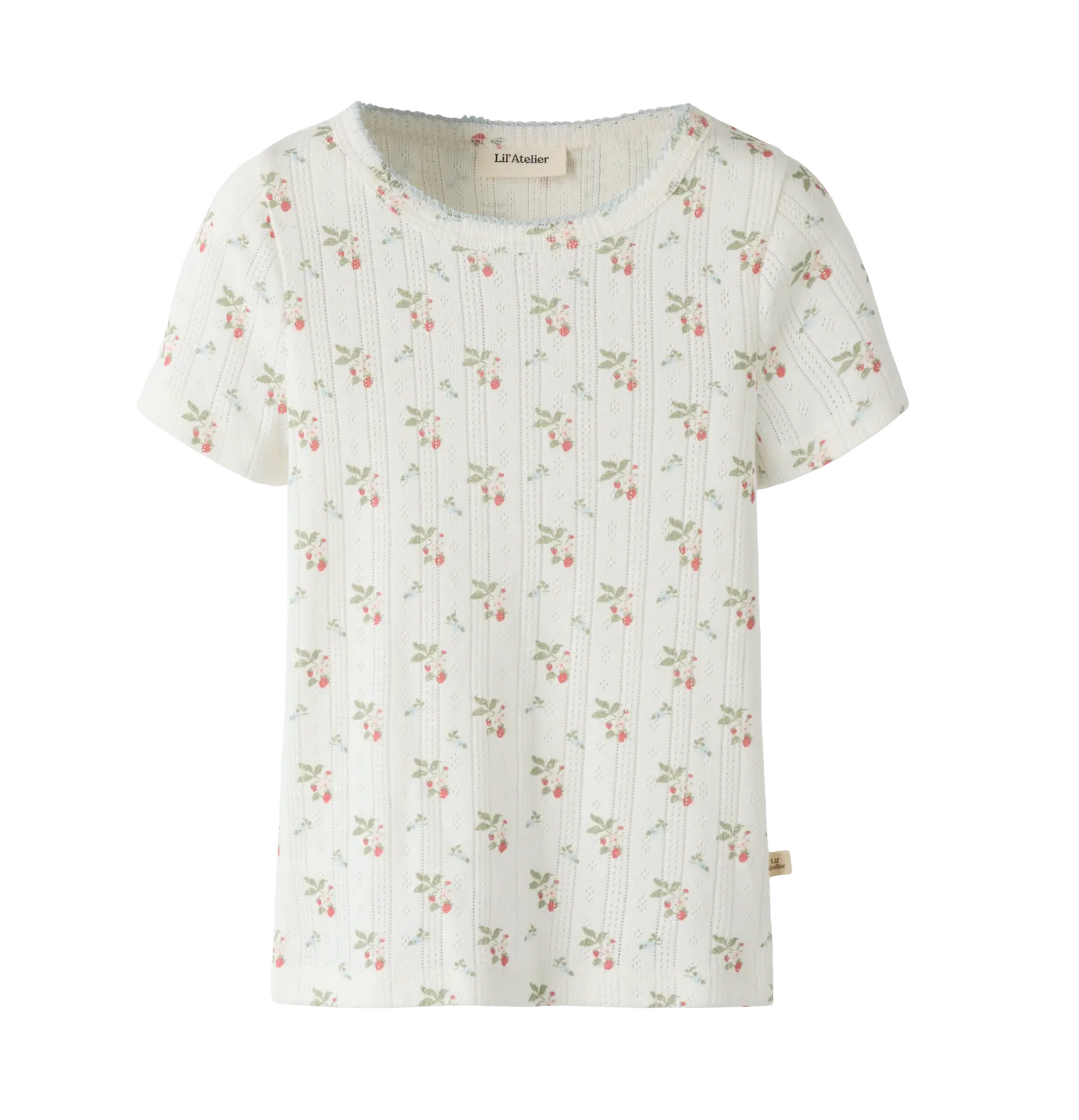 T-Shirt STRAWBERRY - NMFRACHELLO DAP SS SLIM TOP LIL