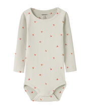 Långärmad bodysuit - NBFBERRIES LS BODY
