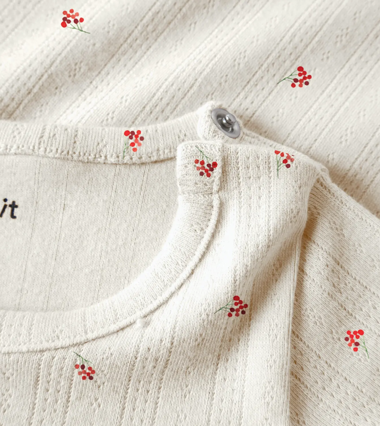 Långärmad bodysuit - NBFBERRIES LS BODY