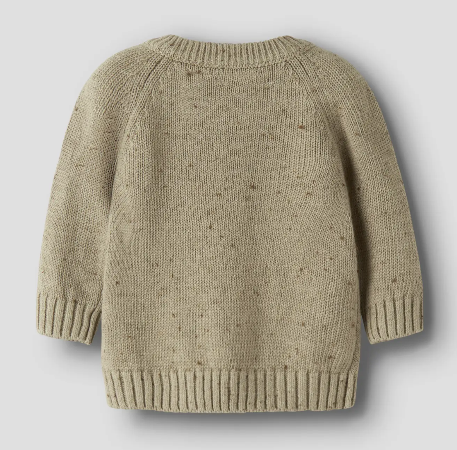 Stickad kofta baby - NBNGALTO FIK LS KNIT LIL - Twill