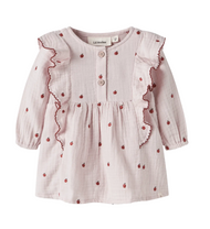 Bodyklänning Muslin-tyg - NBFKAMMA LS LOOSE BODY DRESS LIL - Hushed Violet