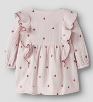 Bodyklänning Muslin-tyg - NBFKAMMA LS LOOSE BODY DRESS LIL - Hushed Violet