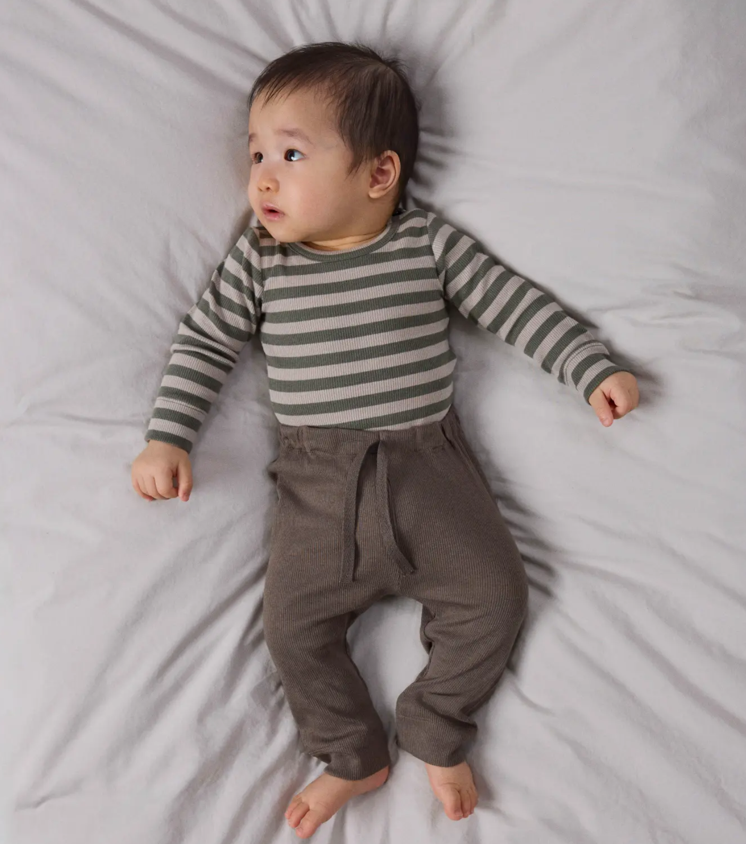 Byxor tights baby - NBNKAB PANT NOOS - Morel