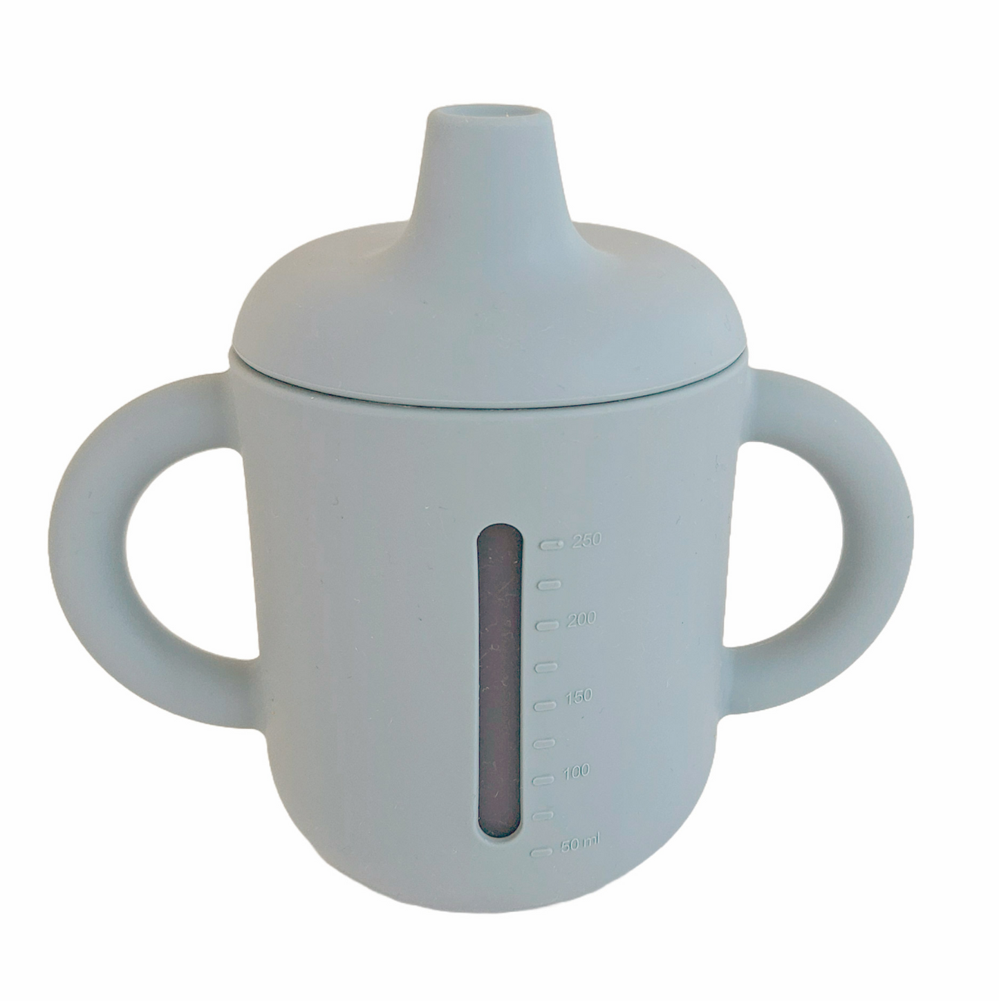 Pipmugg silikon 250 ml silver grey